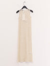 SWAYING 25 Spring/Summer Silk Wool Plaid Vest Dress SW-SW25SS2L11C1-YAMA Linen